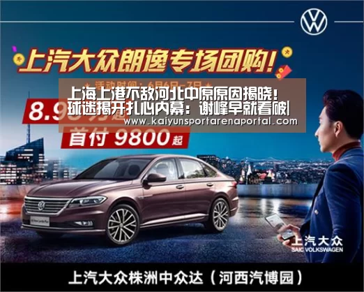 上海上港不敌河北中原原因揭晓!球迷揭开扎心内幕:谢峰早就看破|开云电竞官网(图2) 开云移动端
